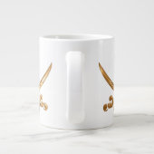 Tasse Géante Jolly roger d'or (Dos)