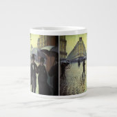 Tasse Géante Journée de la Pluie de Paris par Gustave Caillebot (Devant)