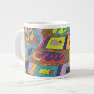 Tasse Géante "Joyful Noise" Art Abstrait
