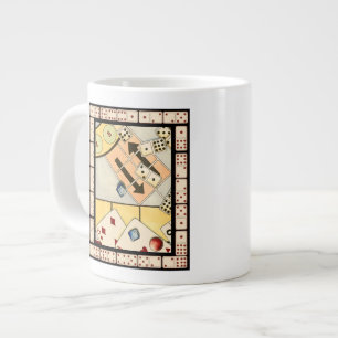 Tasse Géante Jumbled Assortiment of Games of Chance