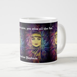Tasse Géante Katharine Hepburn - Citation féministe inspirante