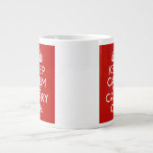Tasse Géante Keep Calm and Carry (Devant)