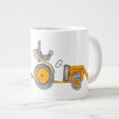 Tasse Géante Kubota et poules (Devant droit)