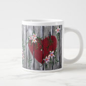 Tasse Géante Là où l'amour grandit, la grande boue (Droite)