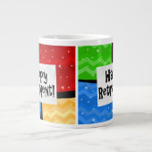 Tasse Géante La retraite heureuse, couleur primaire ajuste la (Devant)