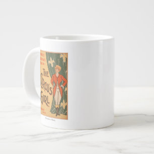 Tasse Géante L'affiche du théâtre de la fillette de cirque #1