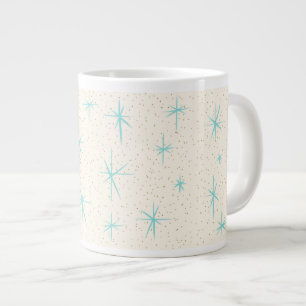 Tasse Géante L'Âge de l'espace Les étoiles turquoises