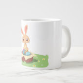 TASSE GÉANTE LAPIN DE PÂQUES (Devant droit)