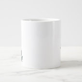 Tasse Géante Lapin : Noir et Blanc (Devant)
