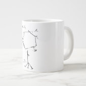 Tasse Géante Le bactériophage de Darwin (Devant droit)
