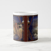 Tasse Géante Le bénévolat des Cherokees dans la chasse Jumbo (Devant)