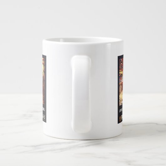 Tasse Géante Lebaudy Airship avec World Flags à Expo (Dos)