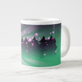 Tasse Géante Les arbres de Noël dans les tons verts (Devant droit)