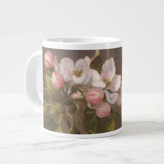 Tasse Géante Les colibris et les fleurs d'Apple (Devant gauche)