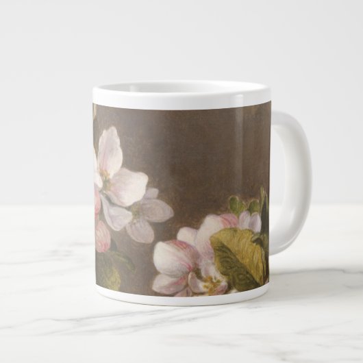 Tasse Géante Les colibris et les fleurs d'Apple (Devant droit)