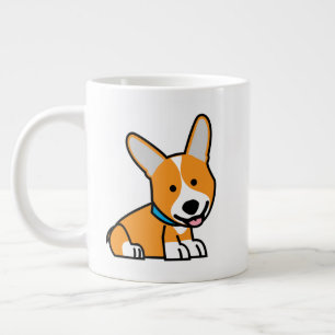 Tasse Géante Les Corgis de corgi poursuivent le Pembroke