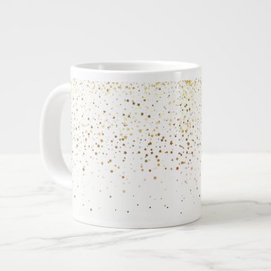 Tasse Géante Les étoiles d'or de Jumbo Mug-Petite (Devant gauche)