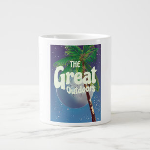 Tasse Géante Les Grands Espaces Palmier et Lune