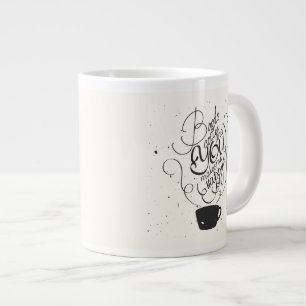 Tasse Géante Les livres café et vous me rend heureux