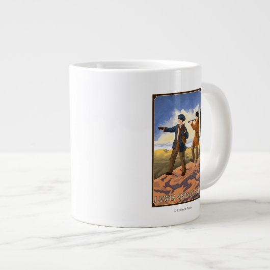 Tasse Géante Lewis et Clark Exploring (Devant droit)