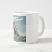 Tasse Géante L'imprudence coûte des vies Affiche de la Seconde  (Devant droit)