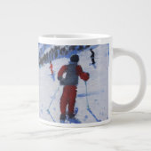 Tasse Géante L'instructeur Mottaret de ski (Droite)