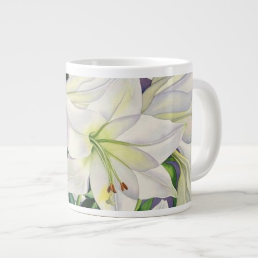 Tasse Géante Lis blancs 2008 (Devant droit)