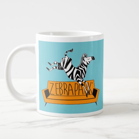Tasse Géante Logo de ZebraPark (Gauche)