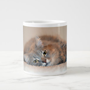 Tasse Géante Long chapeau bleu russe par Shirley Taylor