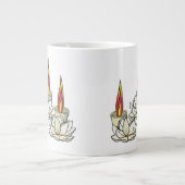 Tasse Géante Lotus & Deepas blancs (Devant)