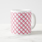 Tasse Géante Love Heart Motif (Devant droit)