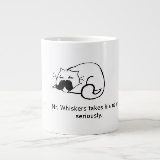 Tasse Géante M. Whiskers (Devant)