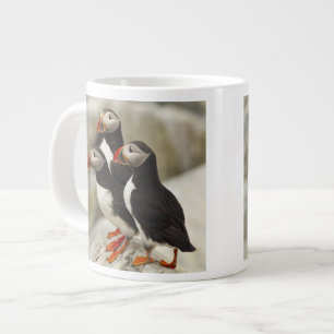 Tasse Géante Macareux atlantiques sur l'île Machias Seal