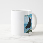 Tasse Géante Macareux tufté de côte de l'Orégon (Devant droit)