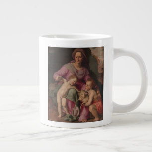 Tasse Géante Madonna et l'enfant avec Saint Jean Baptiste
