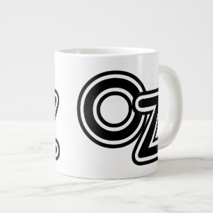Tasse Géante Magasin noir et blanc vintage de conte fée Oz