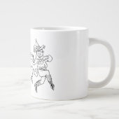 Tasse Géante Magicien vintage d'Oz, mignonne Munchkins Dansant  (Droite)
