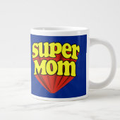 Tasse Géante Maman superbe rouge/jaune/jour de mère bleu de (Droite)