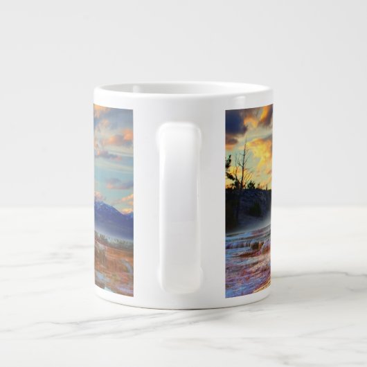 Tasse Géante Mammoth Hot Springs (Dos)