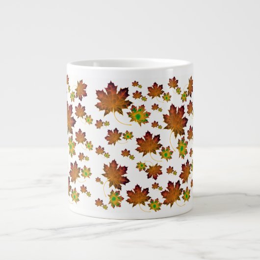 Tasse Géante Maple Leaf Fall (Devant)