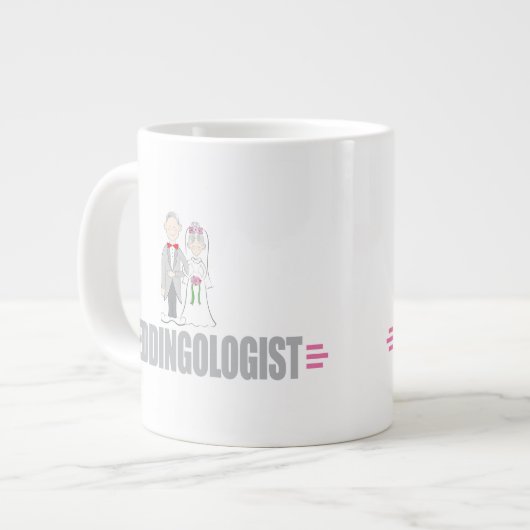 Tasse Géante Mariage drôle (Devant gauche)