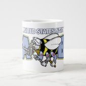 Tasse Géante Marine américaine (Devant)
