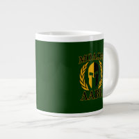Masque de Spartan Molon Labe Laurier sur Vert