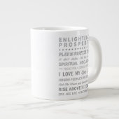 Tasse Géante Matthew Ferry Words de la sagesse (Devant droit)