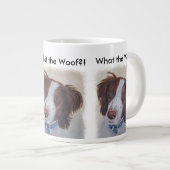 TASSE GÉANTE MÉLANGE DE SETTER AUBURN MAJESTUEUX (Devant droit)