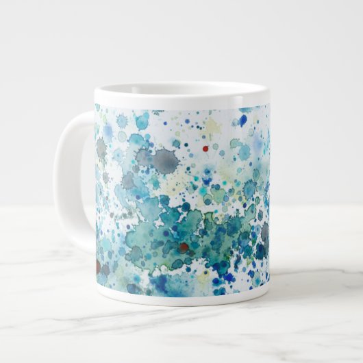 Tasse Géante Mer Speckée I (Devant gauche)