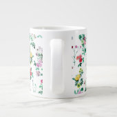 Tasse Géante Modèle floral clair (Dos)