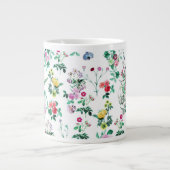 Tasse Géante Modèle floral clair (Devant)
