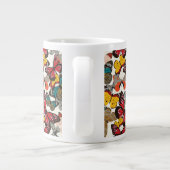 Tasse Géante Modèle floral rétro 2 (Dos)