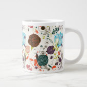 Tasse Géante Modèle floral rétro 2 (Droite)